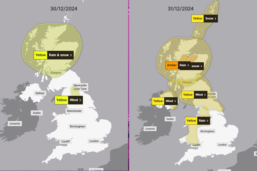 met office weather forecast snow