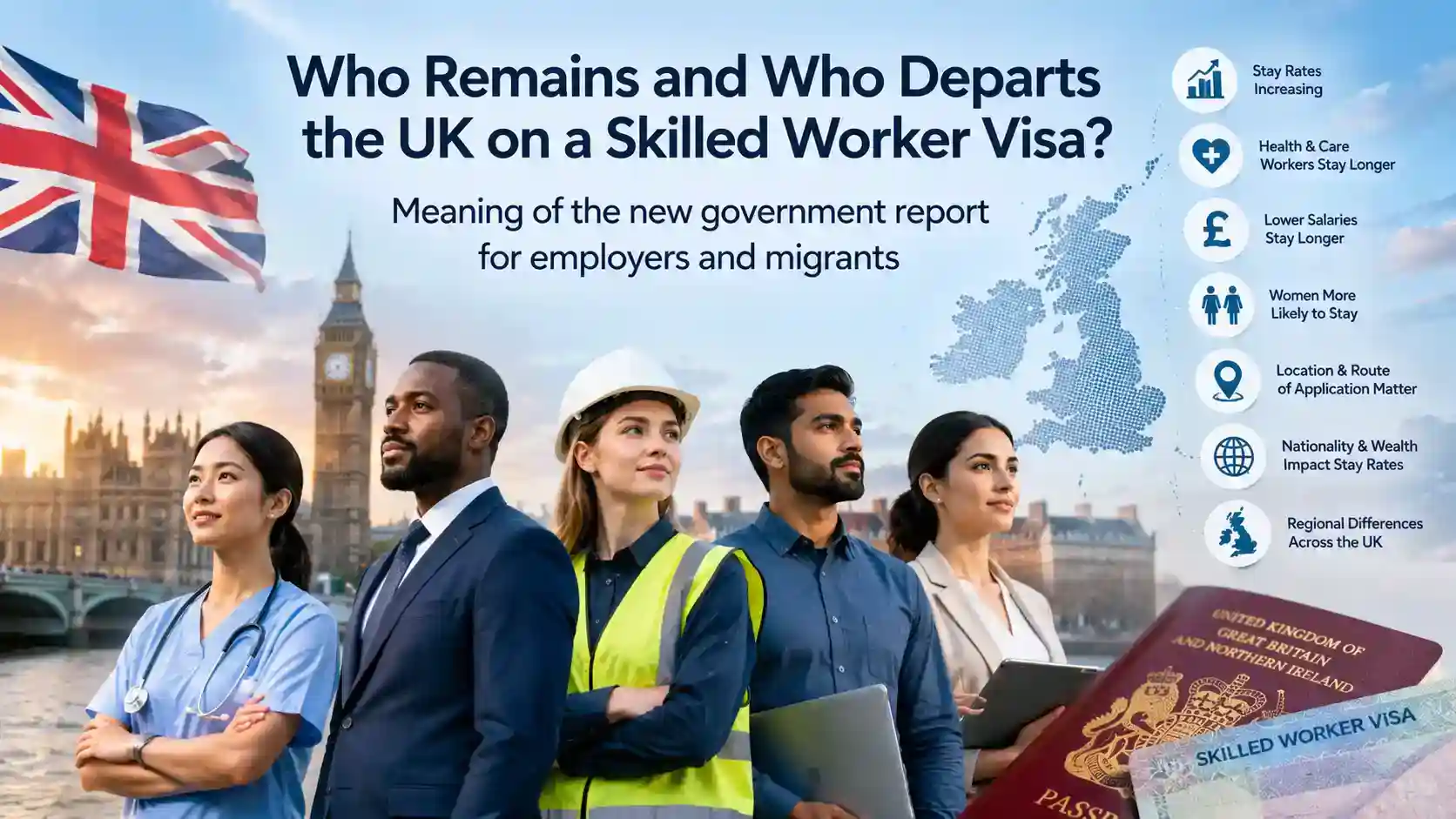 UK Skilled Worker Visa Stay Rates 2026