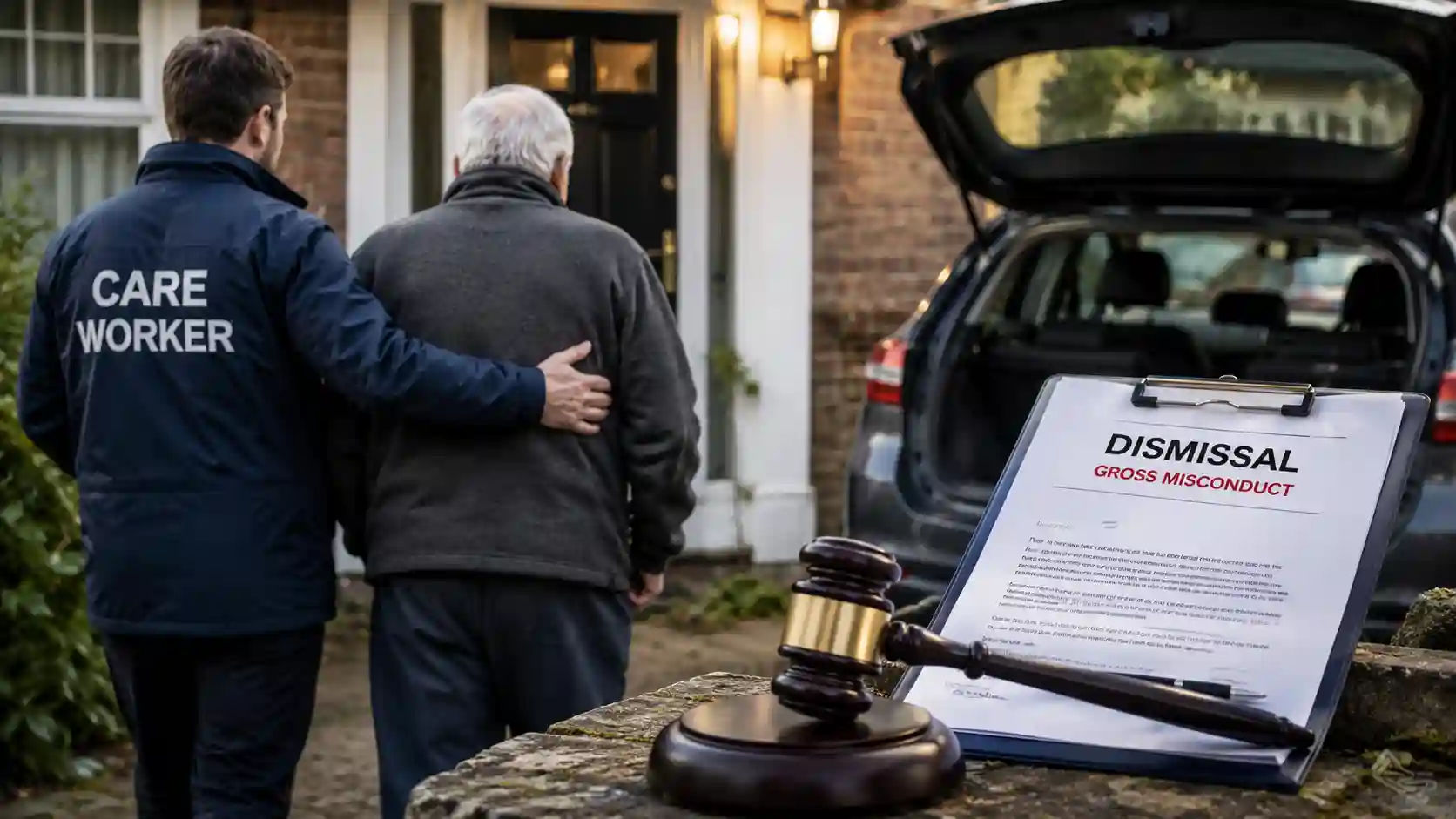 Care worker fairly dismissed for taking service user home