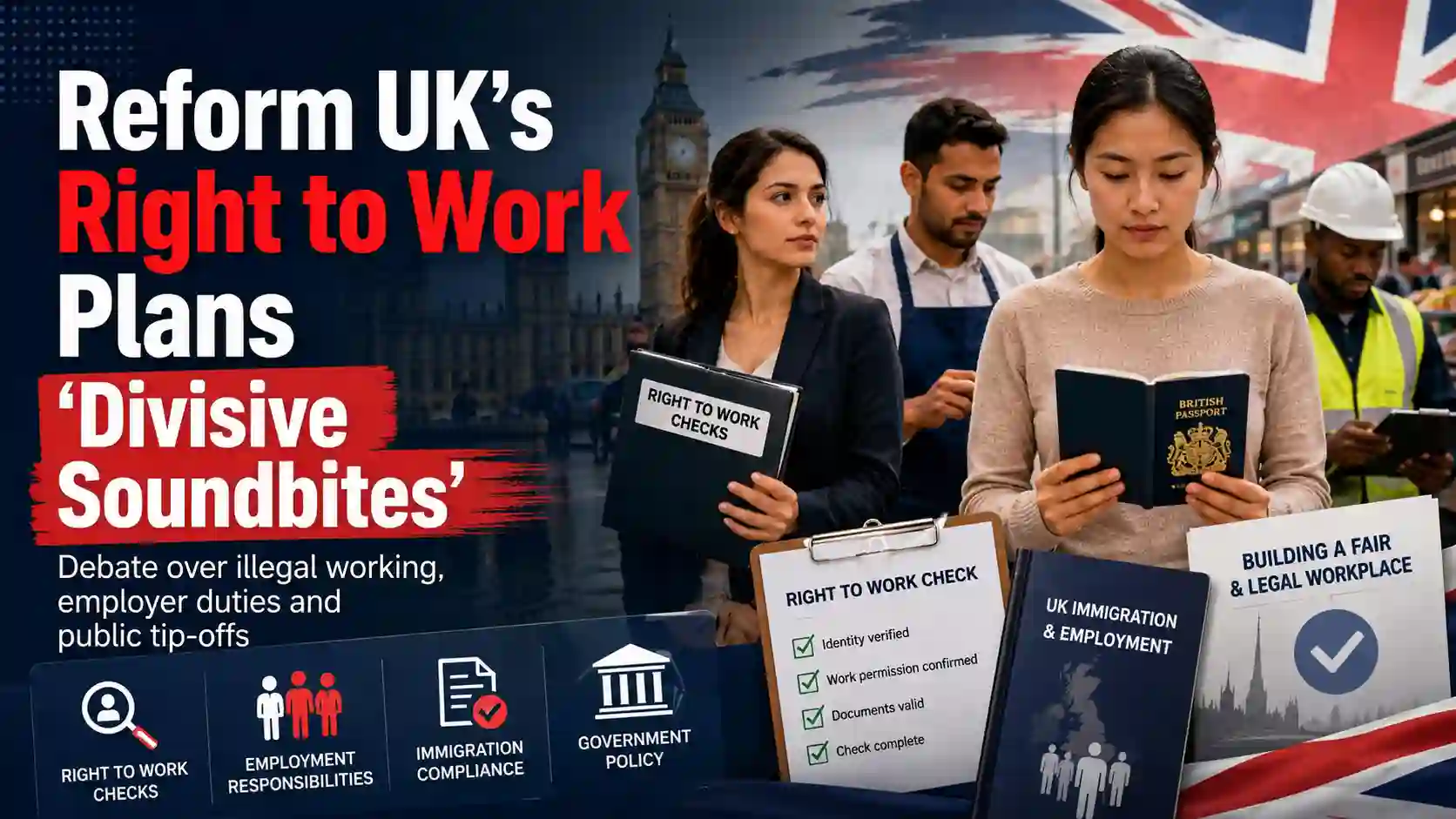 Reform UK right to work plans Reform UK right to work plans