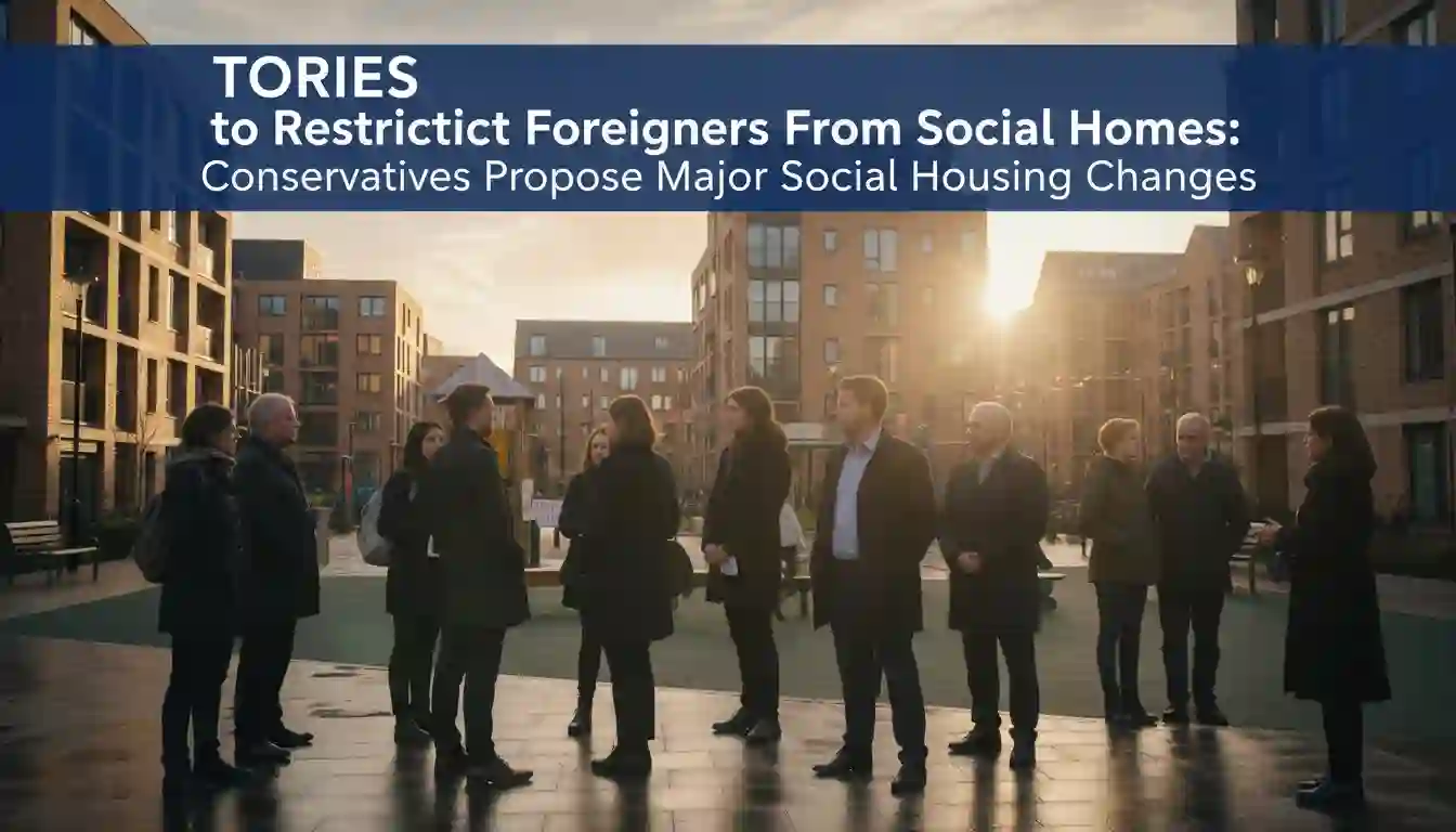 Tories to restrict foreigners from social homes Tories to restrict foreigners from social homes