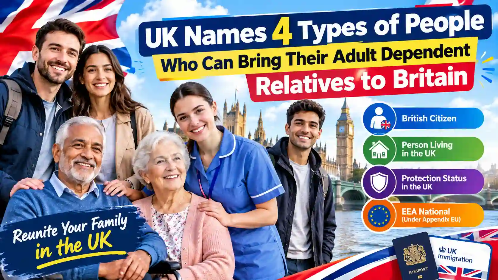 Adult Dependent Relative Visa UK