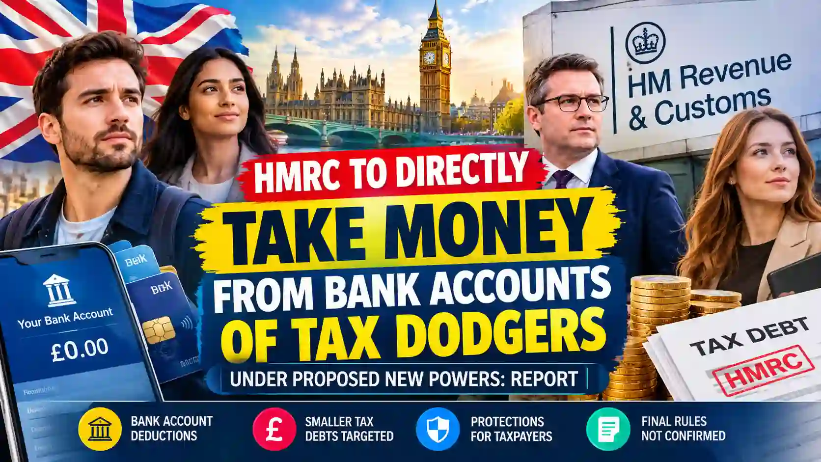 HMRC bank account powers