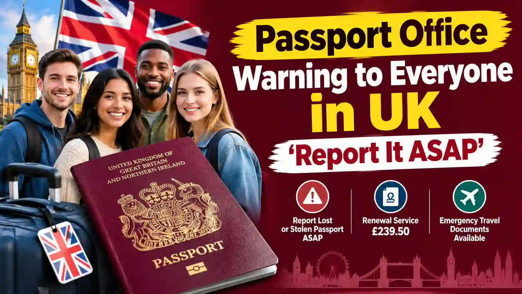 UK passport warning