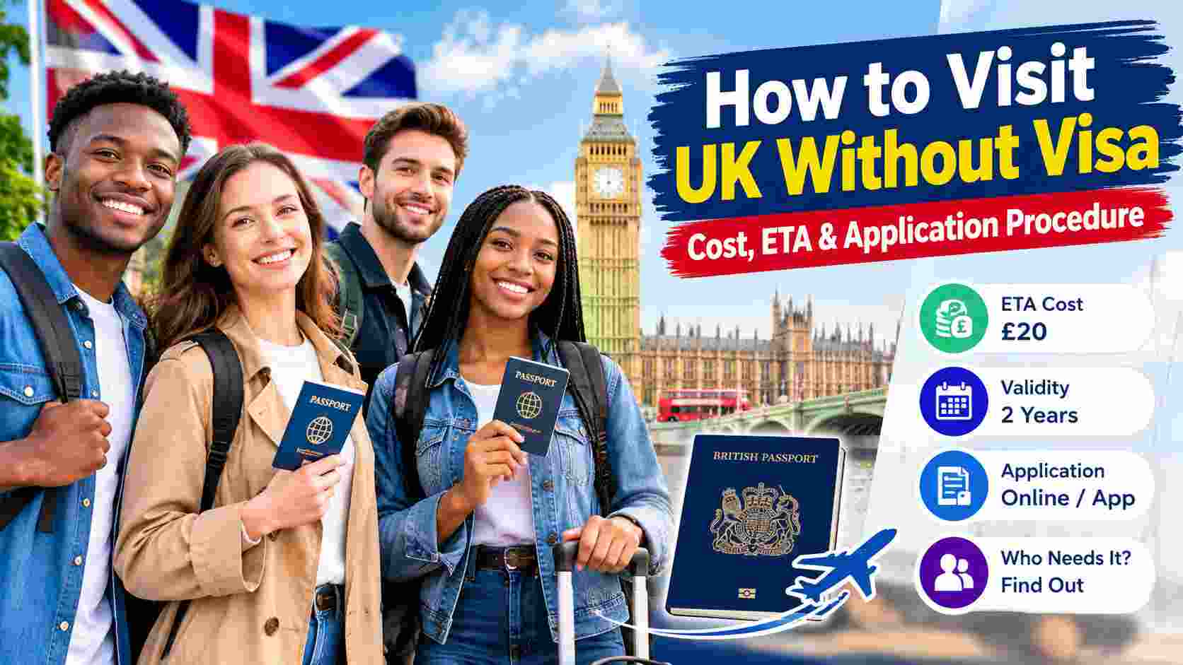 How to visit UK without visa How to visit UK without visa